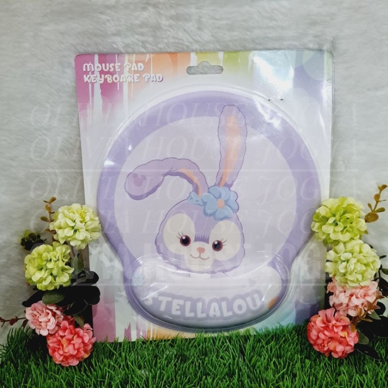 Mouse Pad Bantalan Stella Lou Ungu Mouse Pad Stella Lou Oval Alas Stella Lou