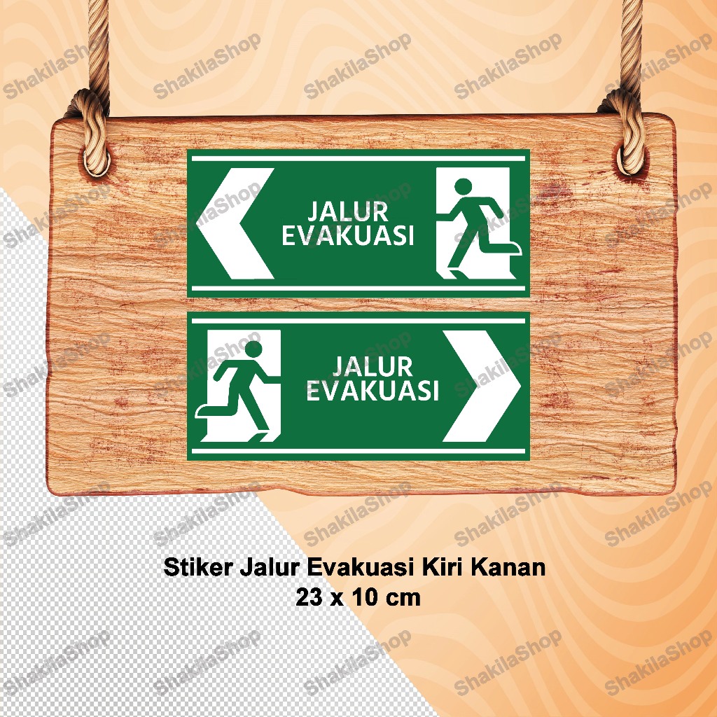 

Sticker Stiker evakuasi
