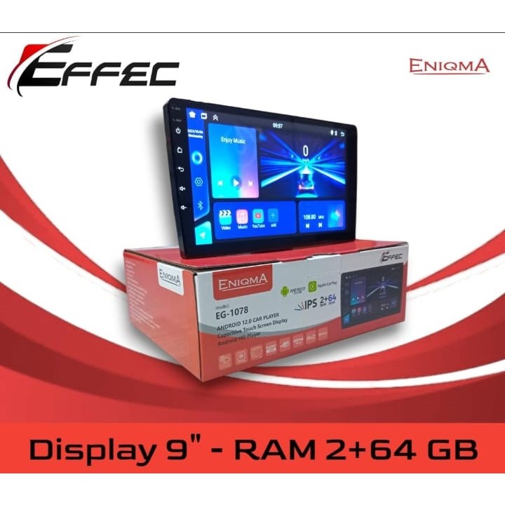 Head Unit Effec 9 inch Enigma ram 2/64