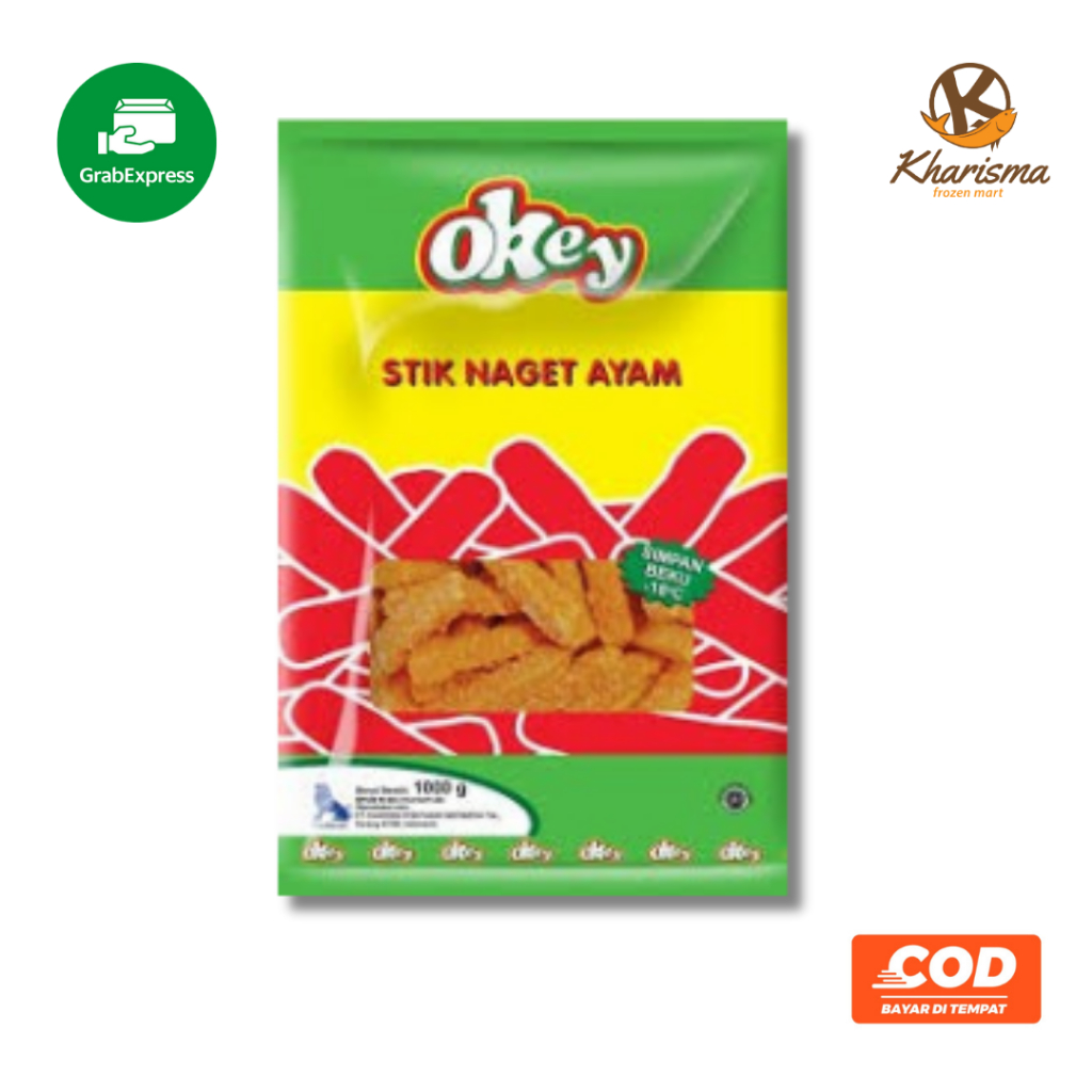 

Okey Nugget Ayam Stick Frozen Food 1kg (Khusus Padang)