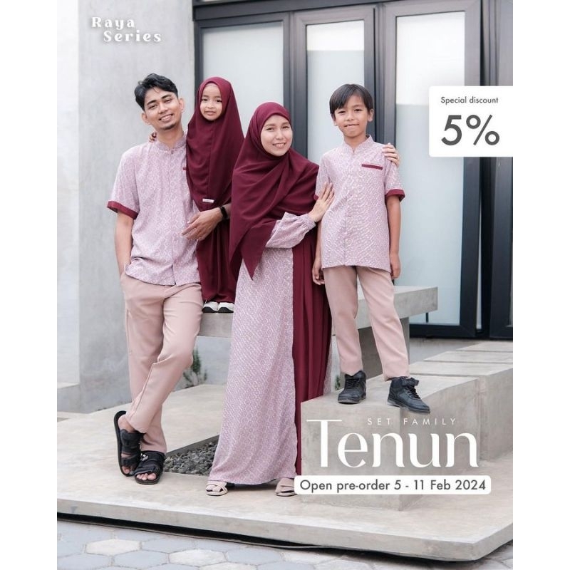 Gamis Tenun Dewasa & KOKO Tenun By Hijab Alila