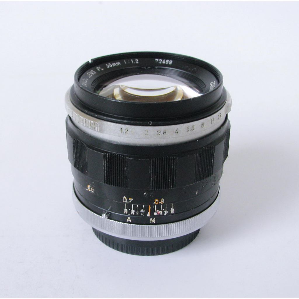 Canon 55mm F1.2 FL No72469 - Mount FD - Bokeh Tajam - Bisa u Mirrorles