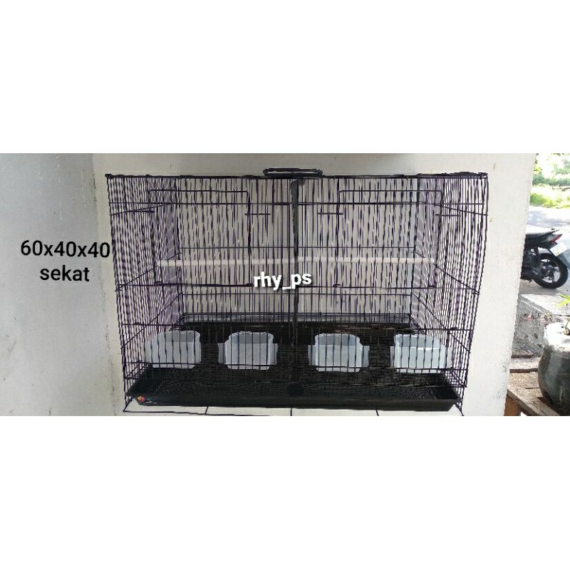 kandang sangkar sekat skat besi kotak ternak/perjodohan import finch,kenari,sanger,bt,siskin,gold am