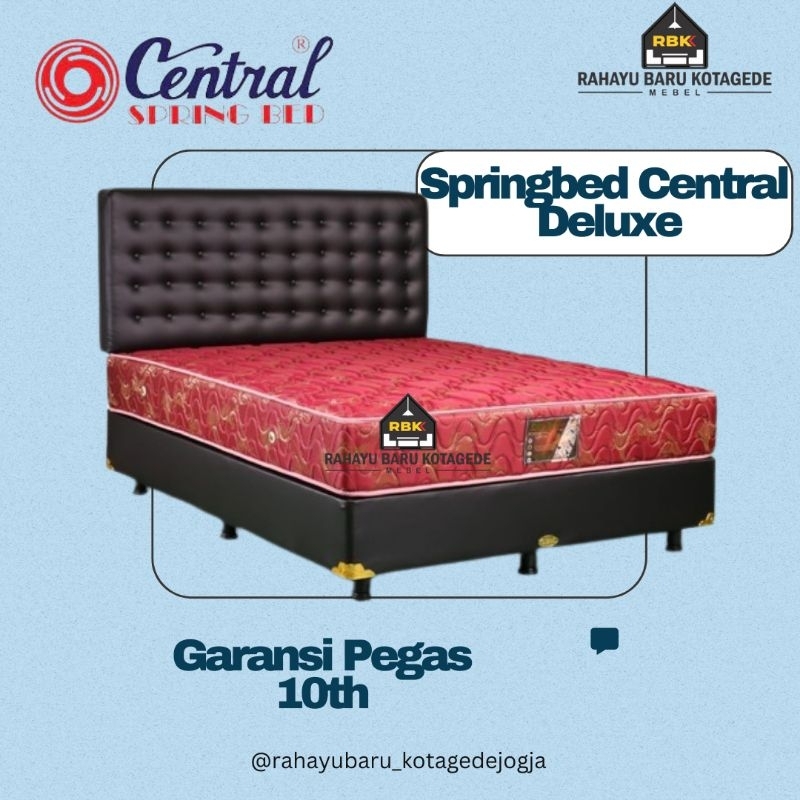 Springbed Central Deluxe 90 x 200 Kasur Saja Jogja