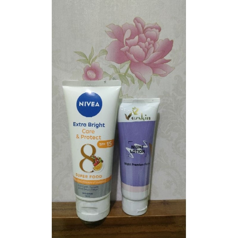 Hb vskin super dan Nivea // Hb v-skin super