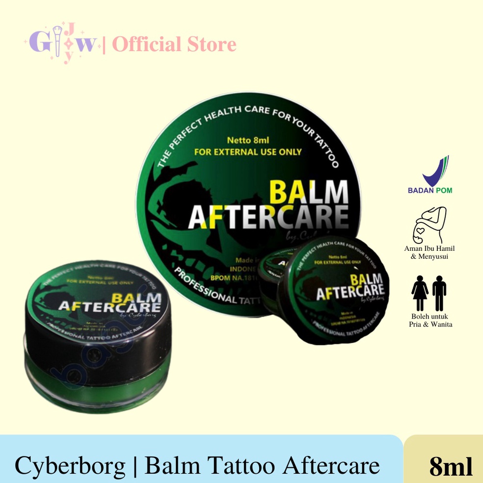 BEST SELLER CYBERBORG 8ml balm tattoo aftercare tato bpom murah termurah sulam alis grosir laki cowo