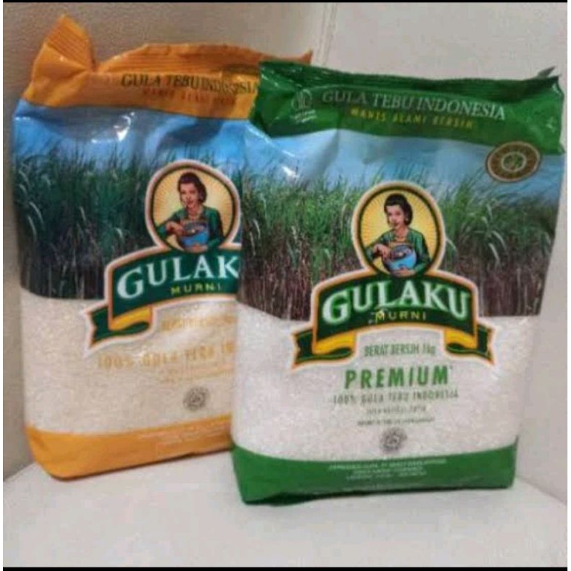 

GULAKU,GULA TEBU ASLI INDONESIA/GULA PEMANIS PREMIUM 1 KG