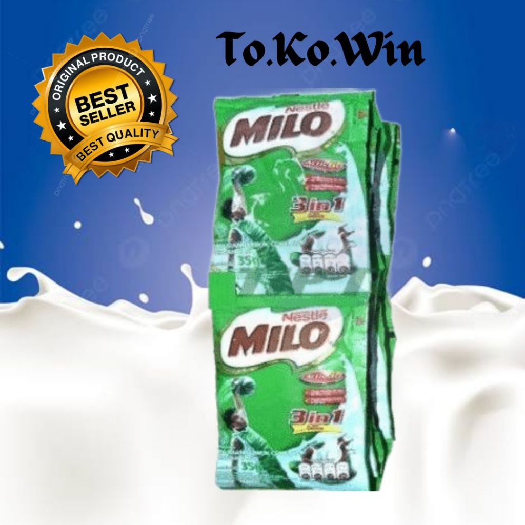 

Milo 3 IN 1 & ActivGo Sachet Renceng (10 Sachet)