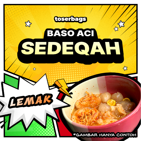 

Baso Aci Sedeqah isi Lemak Jando Baso Aci Instan Boci Instan