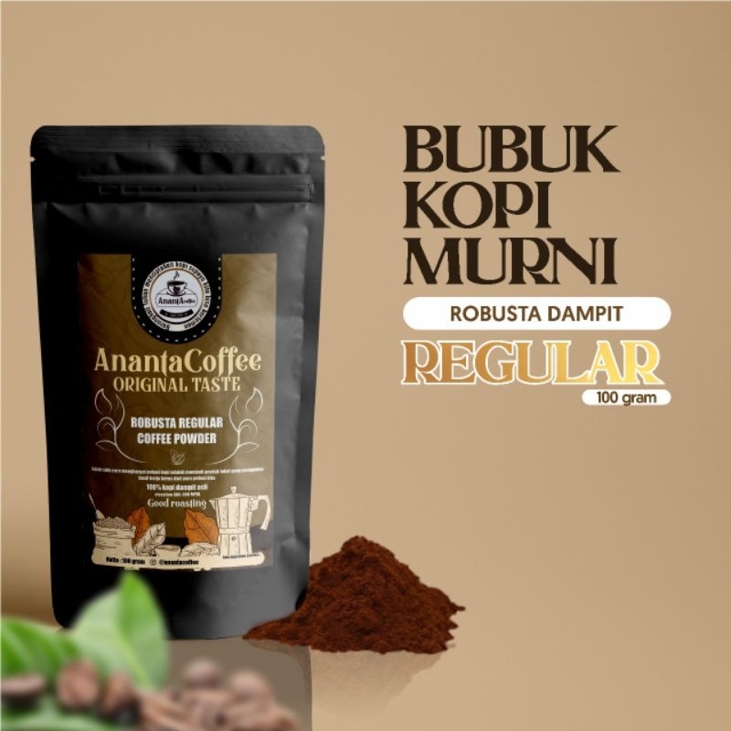 

Kopi Robusta Dampit Malang Bubuk kopi Robusta premium 100 gram