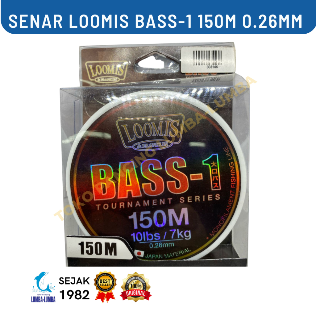 Senar Pancing Loomis Bass-1 / Senar Pancing Loomis / Senar Pancing