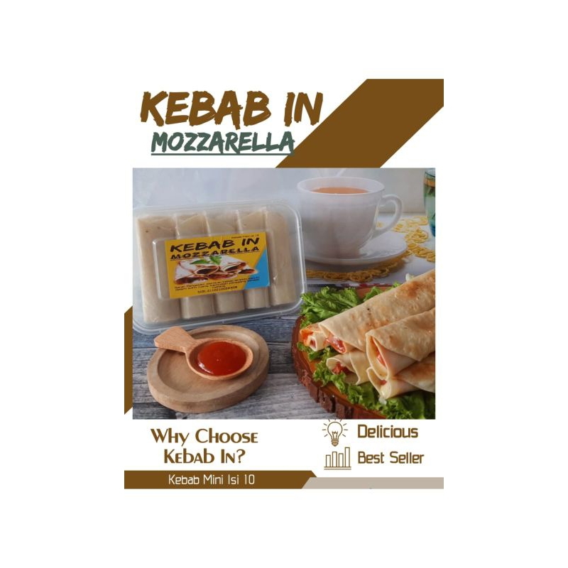 

KEBAB MINI isi 10 Pcs Original, Pedas, Mozarela