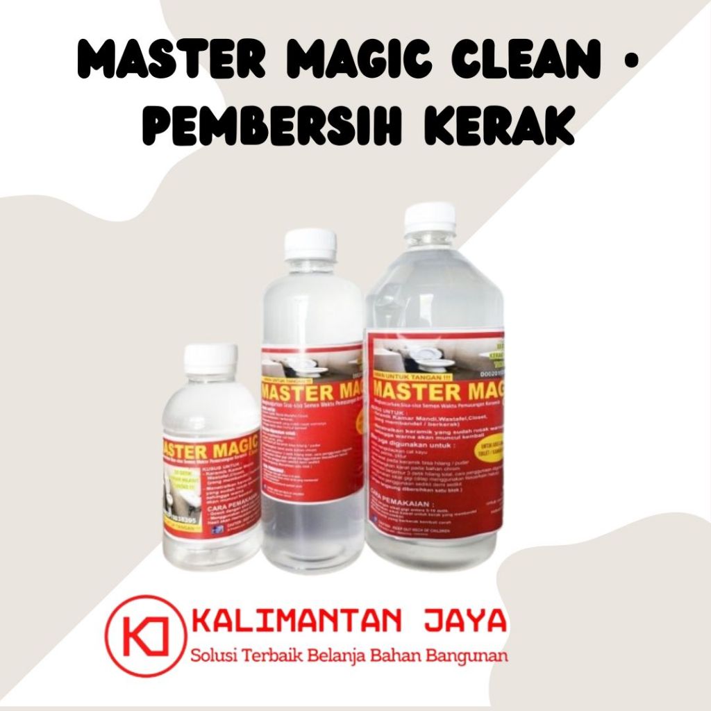 MASTER MAGIC CLEAN • PEMBERSIH KERAK