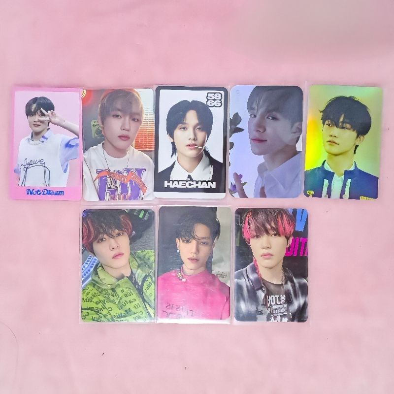 PC OFFICIAL HAECHAN KOREK pair JENO HOLO STARRY DAYDREAM CHENLE DICON JAEMIN HOLO SG22 CHENLE DIGIPACK GLITCH MODE BEATBOX TAEYONG STICKER NCT DREAM NCT 127 PHOTOCARD OFFICIAL