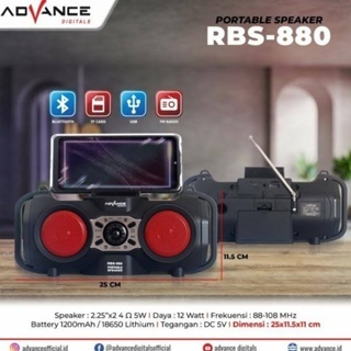 SPEAKER PORTABLE RADIO ADVANCE RBS-880
