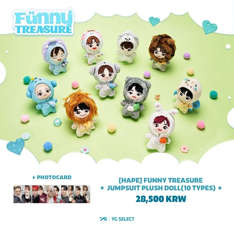 [PO] TREASURE FUNNY TREASURE JUMPSUIT PLUSH DOLL - DOLL TREASURE