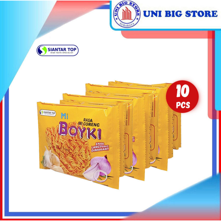 

Mi BOYKI Mie Goreng Kremes 16 gr x 10 Sachet RENTENG