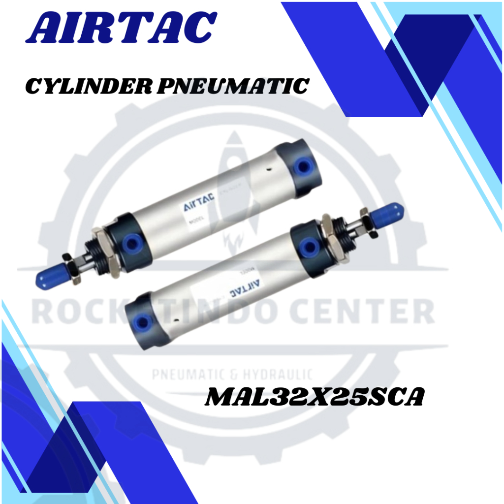 MINI CYLINDER PNEUMATIC AIRTAC MAL32x25SCA / MAL32x25CA - MAL32X25CA