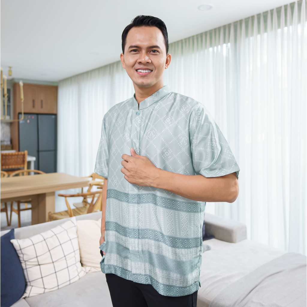 Aneeska Exclusive Koko Ayah Arcadia Aneeska | Sarimbit | Family Set Lebaran
