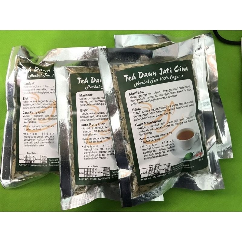 

Teh Herbal Bubuk Daun Jati Cina 100% Original