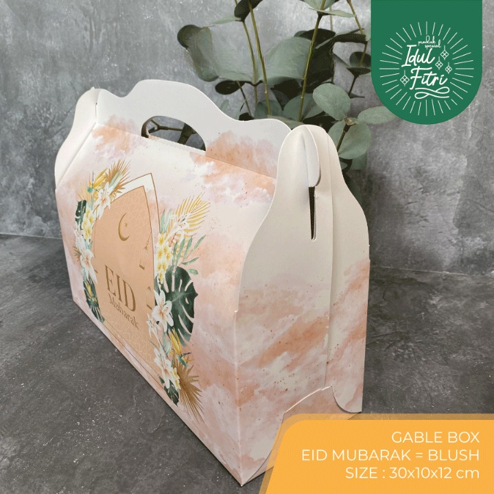 

( 10 pcs ) Gable Box Dus Tenteng Special Edition Eid Mubarak Hampers Lebaran