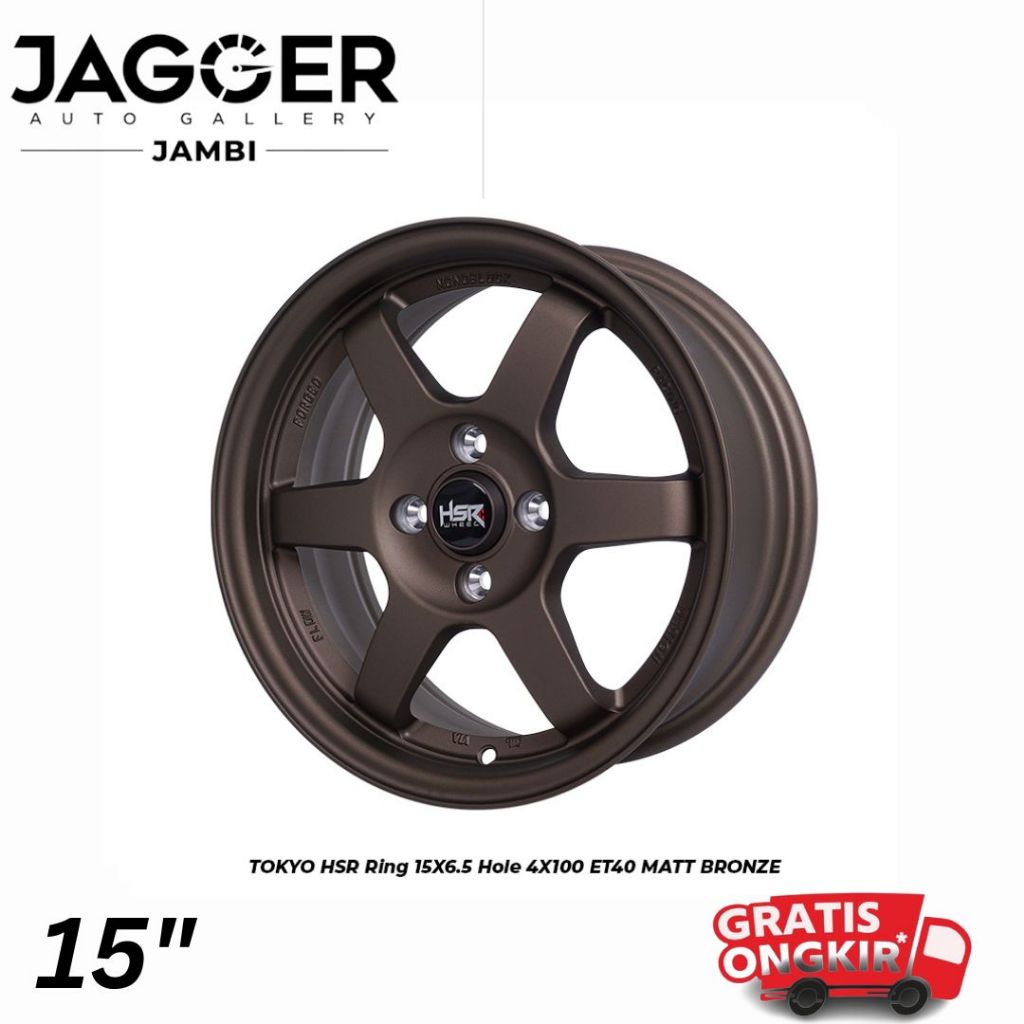 Velg TE37 untuk brio jazz yaris agya sigra. HSR TOKYO R15 MBRZ