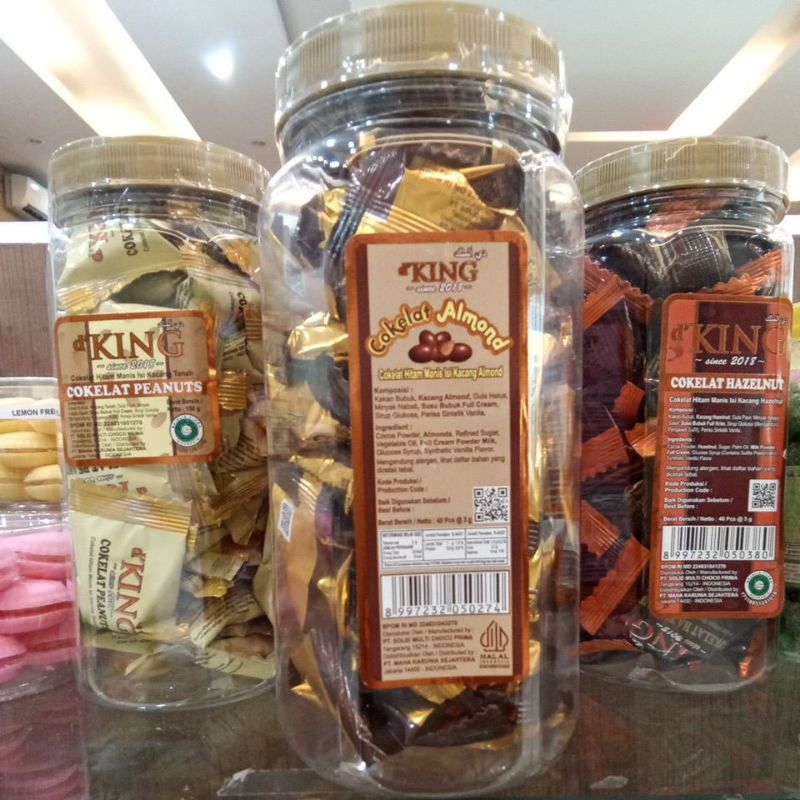 

Cokelat Almond d'KING Toples 200 gr