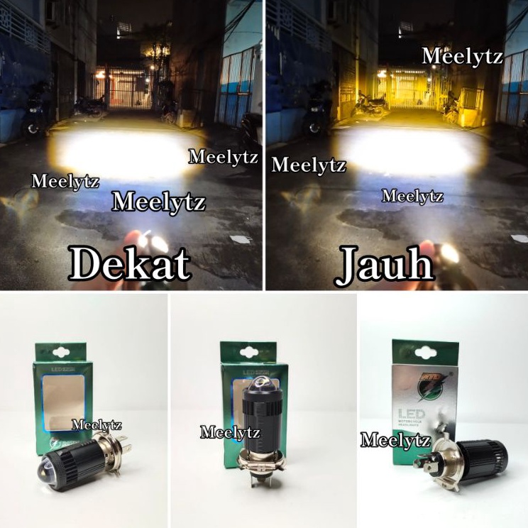 Grosir Lampu utama led RTD laser Kipas H4 projector M1F Super terang AC DC h Terbaru