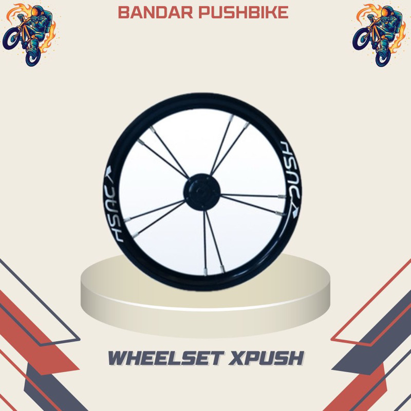 wheelset xpush pushbike balancebike | WS Xpush 12inci
