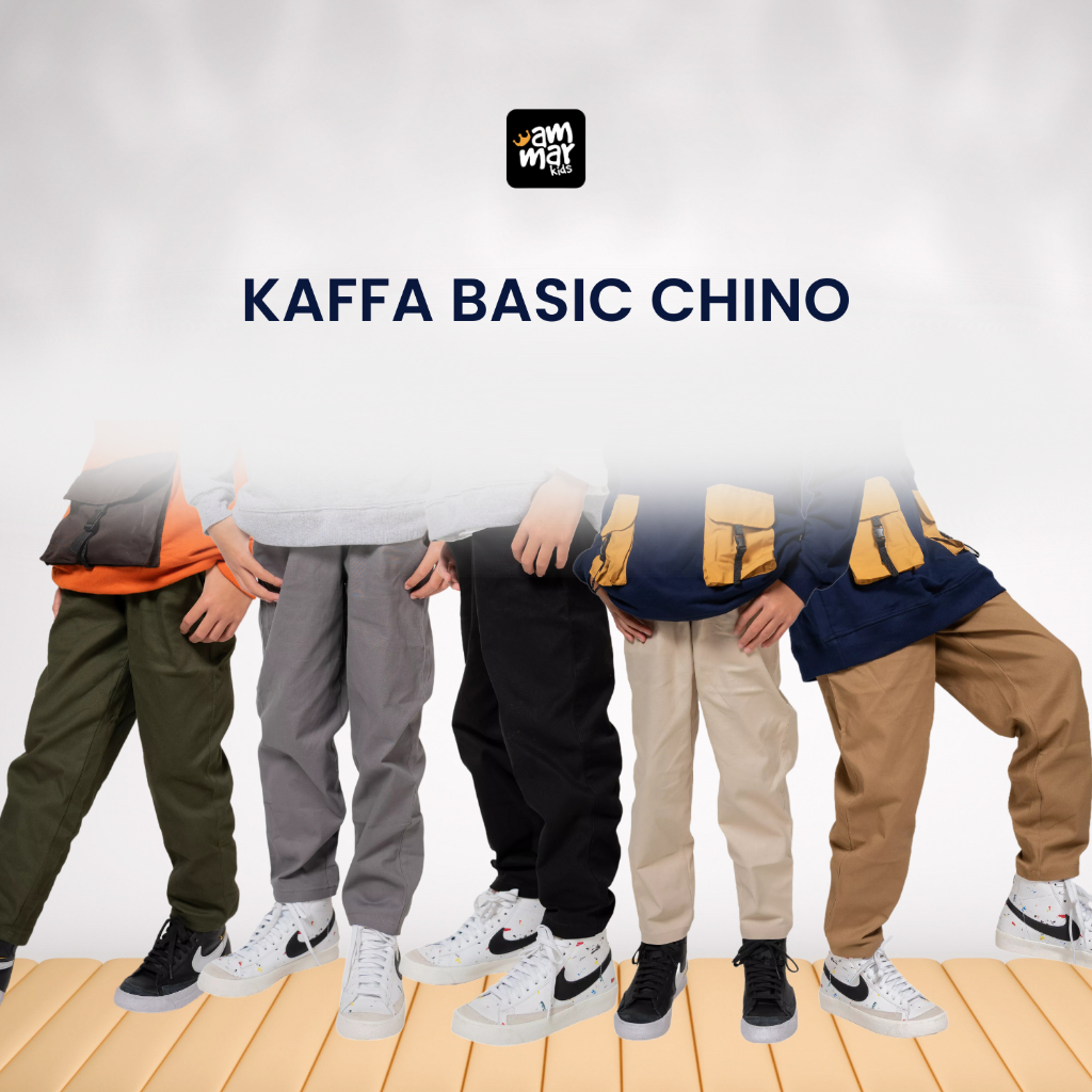 Ammar Kids - Celana Chino Panjang Anak Laki Laki Tanggung By Ammar Kids 3-12 Tahun Bahan Nyaman Kual