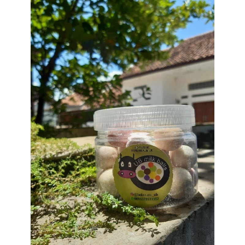 

bola-bola susu kemasan kecil