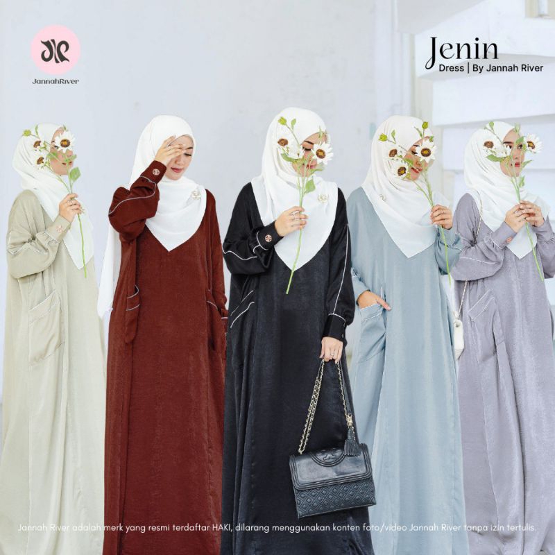 Jannah River Abaya Jeany || Jenin Dress Ori Jannah River || Abaya Premium by Jannah River