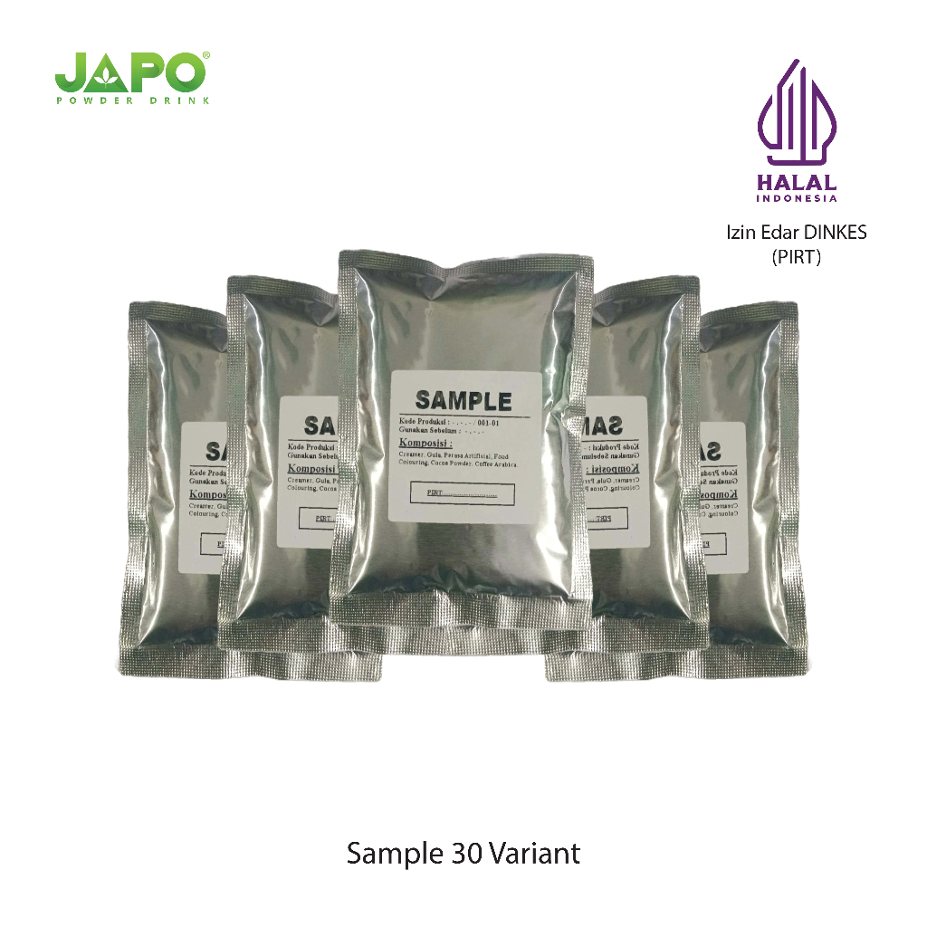 

JAPO Paket Varian Sample Bubuk Minuman