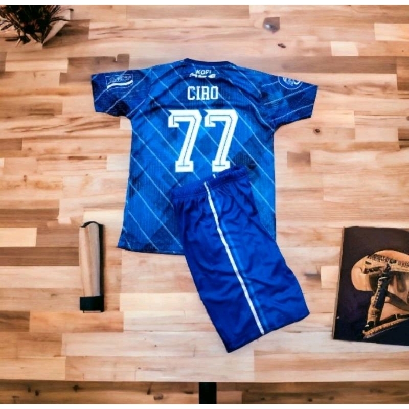 Setelan Jersey Bola Anak Persib 3rd Ciro DDS Klok Kaos Bola Anak Persib