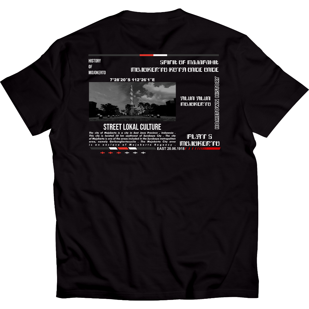 Kaos Mojokerto Tshirt Mojokerto PLAT S