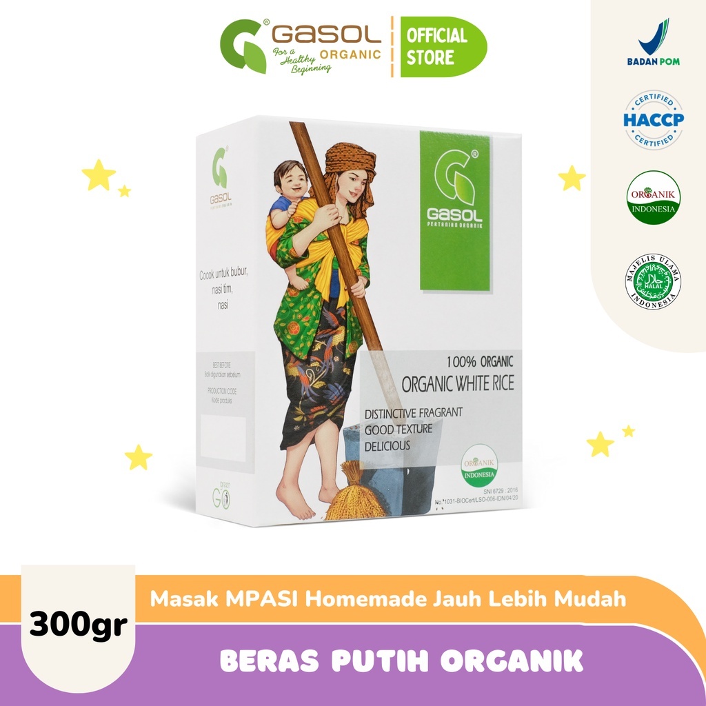 

GASOL ORGANIK BERAS 300GR