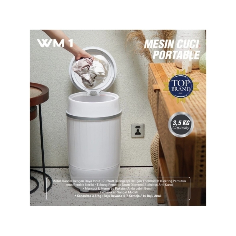 Mesin Cuci Mito WM 1 WM1 Mesin Cuci Portable Mesin Cuci Mini Mito