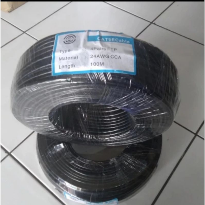 KABEL LAN 100 METER UTP FTP INDOOR AUTDOOR Cat5-ABU-ABU