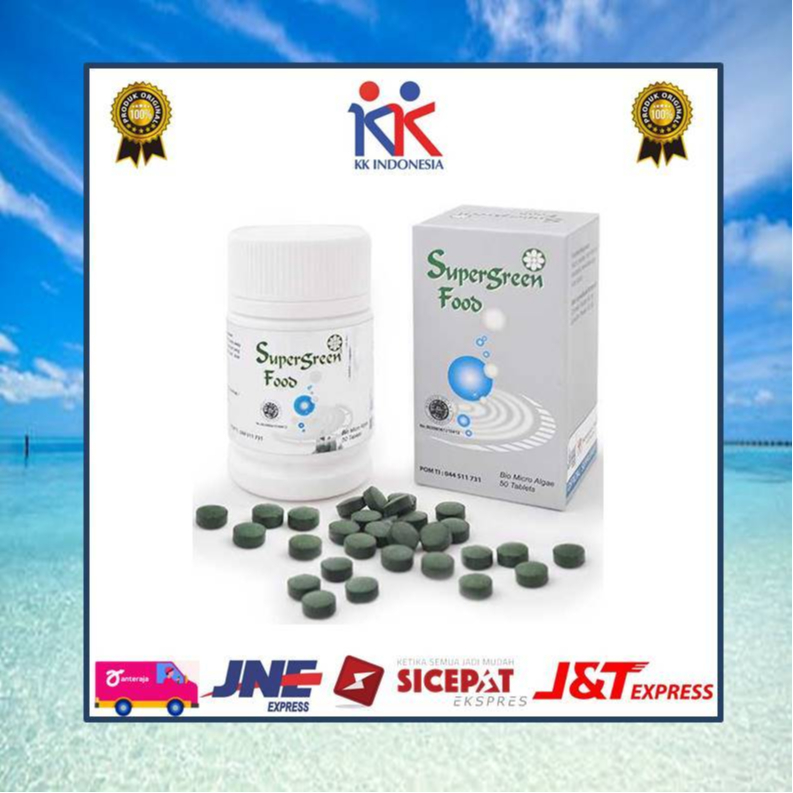 Super Green Food SGF KK Indonesia Original Memelihara Daya Tahan Tubuh Dan Melancarkan Pencernaan