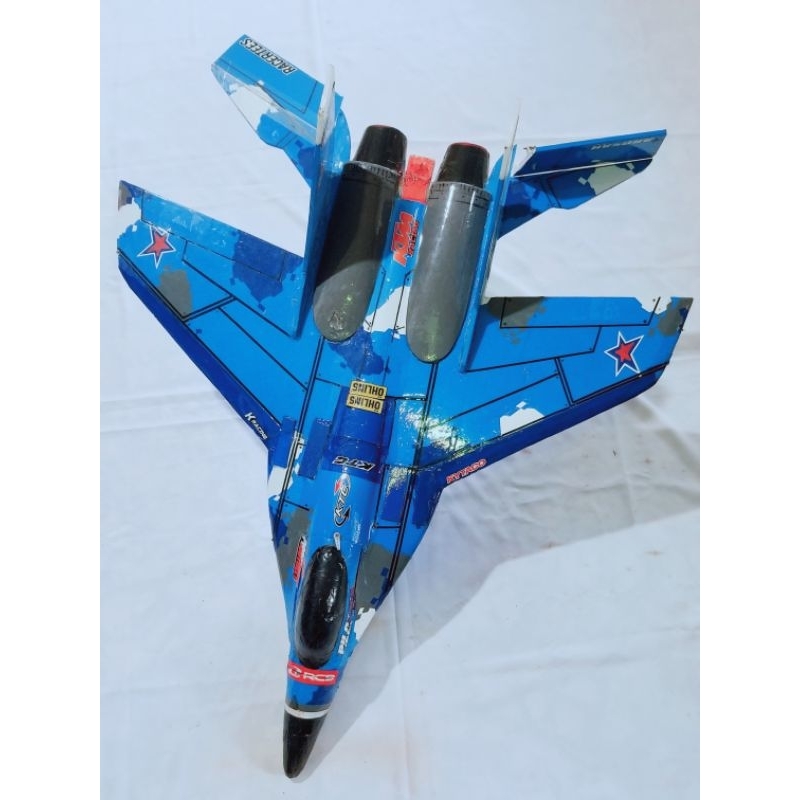 RC PESAWAT JET SU 27 SHUKOI 27 SIAP TERBANG