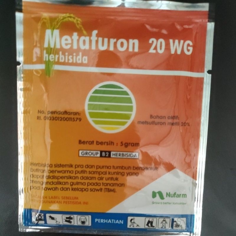 Herbisida Metafuron 20 WG Sejenis Ally Bahan Aktif metsulfuron metil 20%