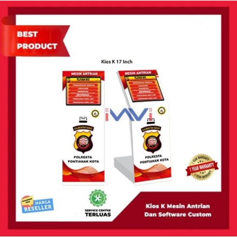 Mesin Antrian dan software custome