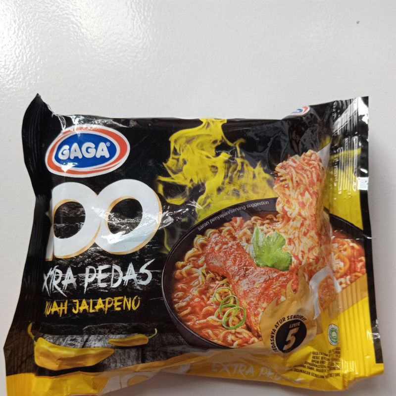 

Mie Gaga Extra Pedas Kuah Jalapeno 75 gram 5 pcs