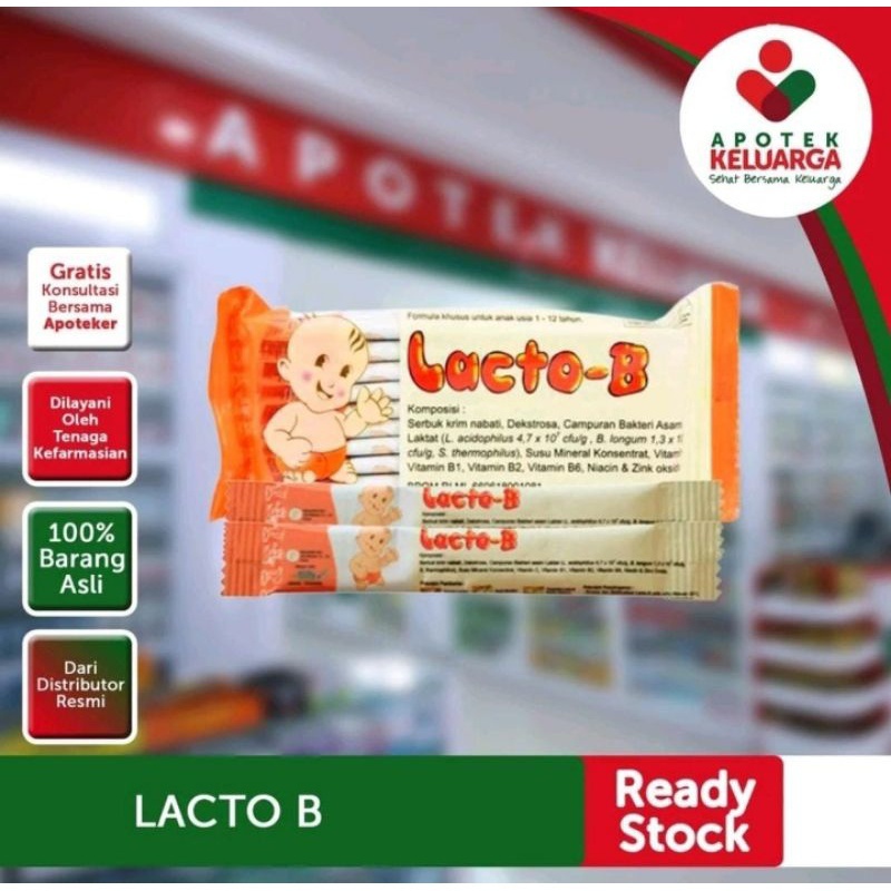 Lacto B Sachet - Suplemen Probiotik Bayi