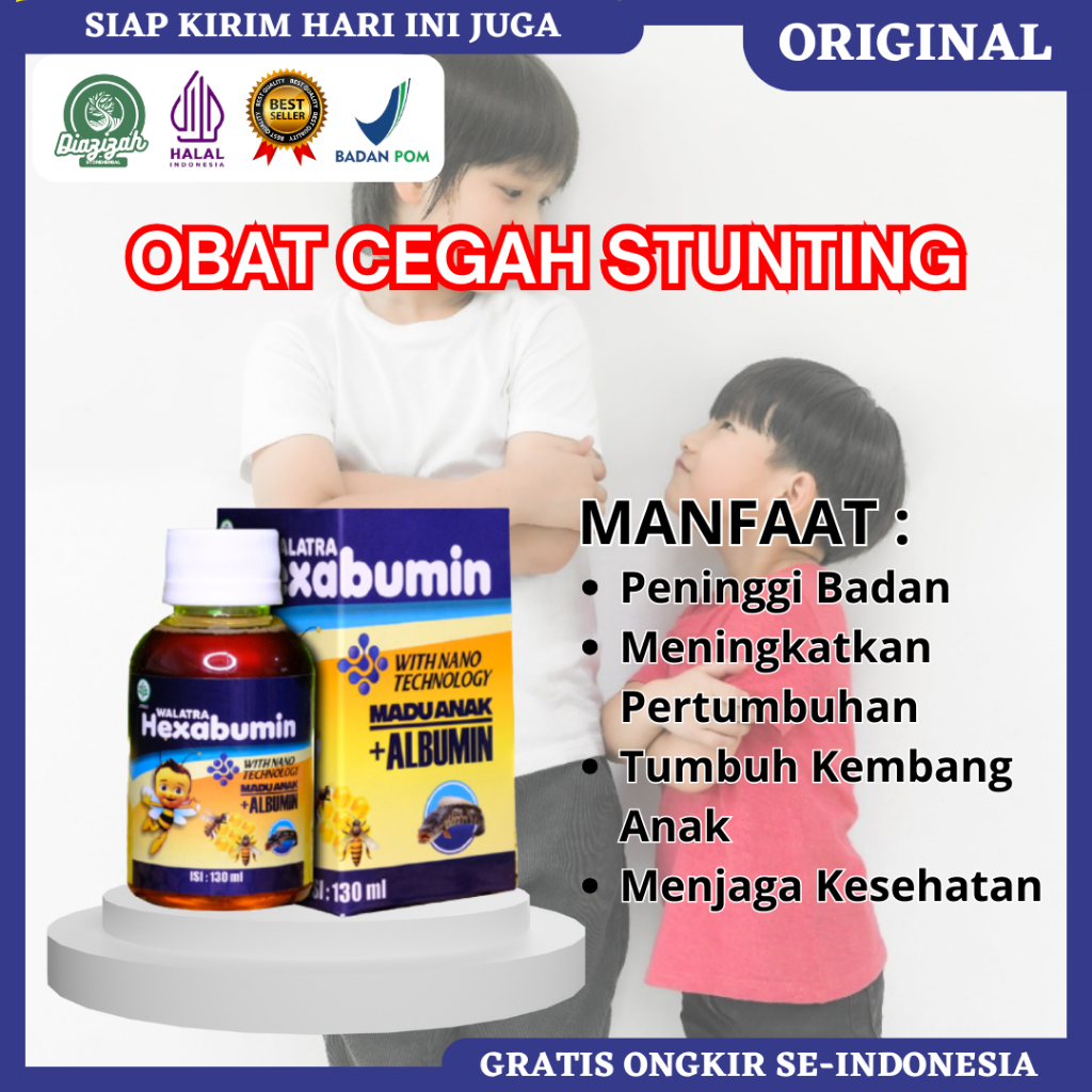 Obat Stunting, Obat Cegah Stunting, Obat Peninggi Badan, Obat Pencegah Stunting, Obat Penggemuk Bada
