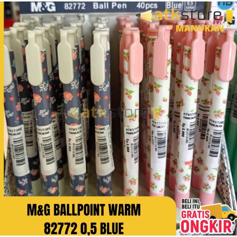 

M&G BALLPOINT WARM 82772 0,5 | Bulpen Biru 0,5 | Bulpen motif