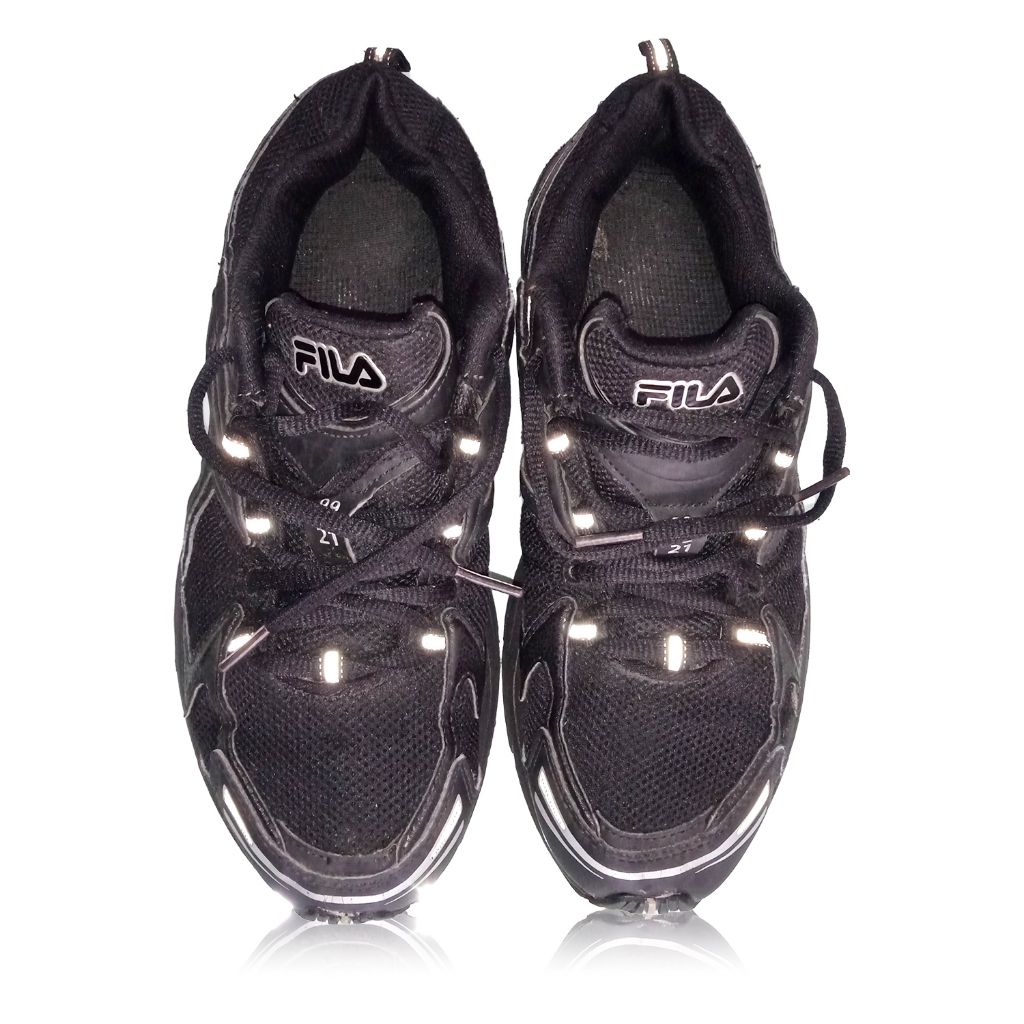 Sepatu Sneakers Pria Wanita FILA 99/21 Hitam Size US 8