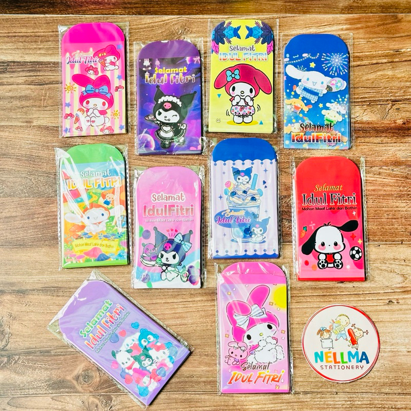 

( 10 pcs ) Amplop Ampau Lebaran MELODY SANRIO Cinnamoroll