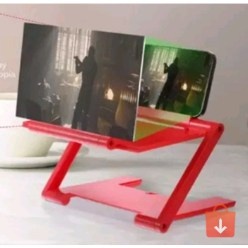 Pembesar Layar Kaca HP Smartphone 3D / F6 Enlarged Screen Amplifier Zoom Mobile Phone Holder Cinema 