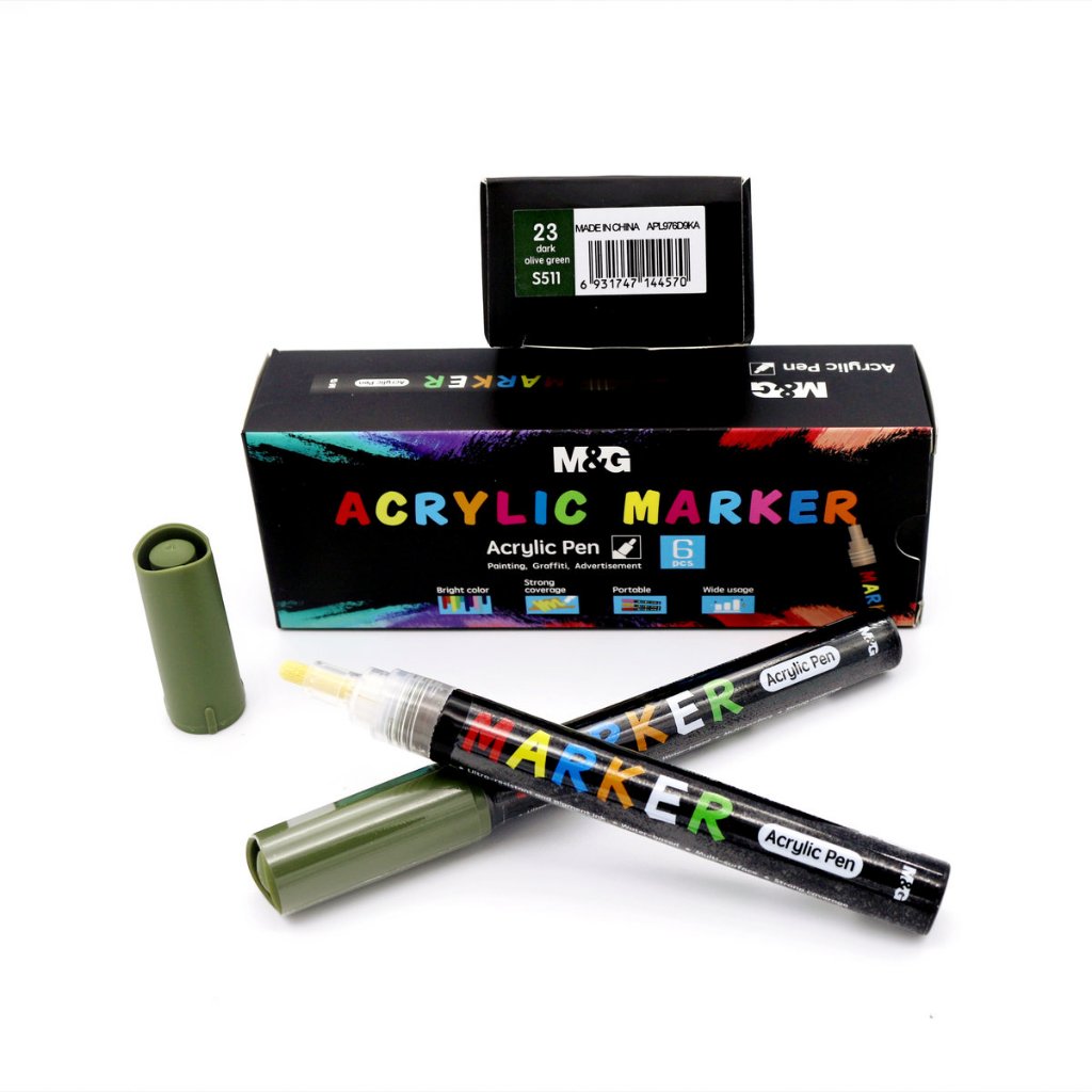 

M&G Acrylic Marker Dark Olive Green Color APL976D9KA